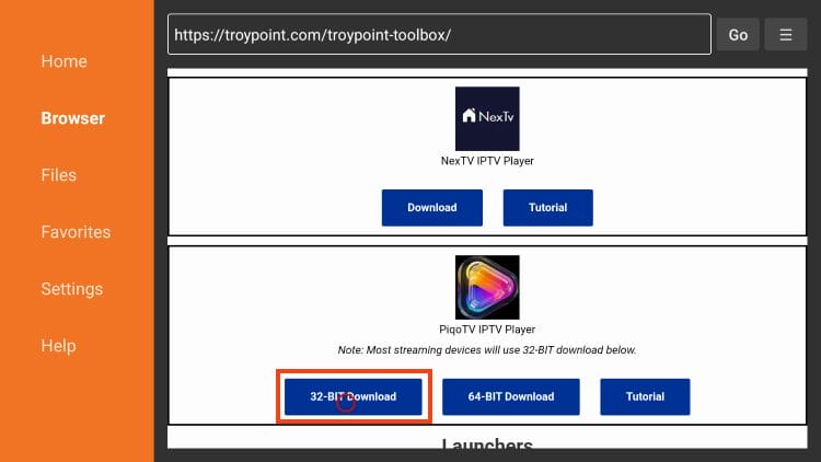 click download PiqoTV IPTV Player