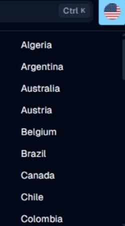 Popcorn Time countries