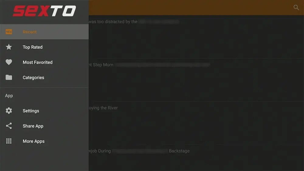 SexTo App Interface