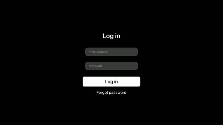 You can log in manually with your credentials or use another Apple device like an iPhone to speed up the process.