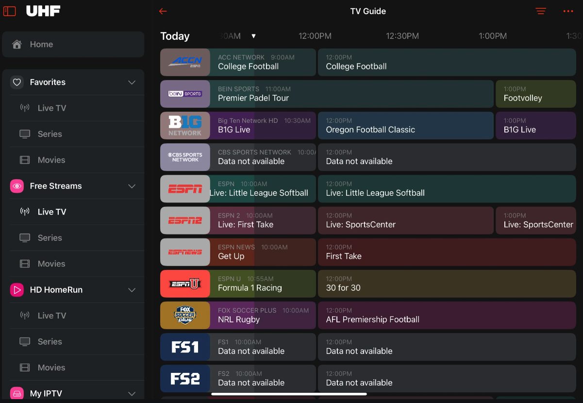 You have successfully installed and setup the UHD IPTV app on your Apple TV device.