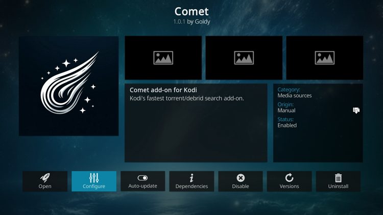 Click Configure.