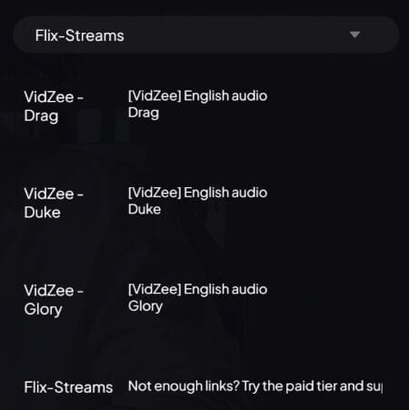 Flix Streams Links