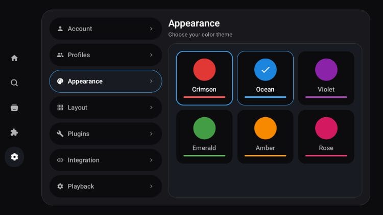 change appearance