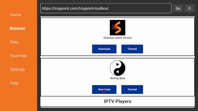 click download wuplay apk