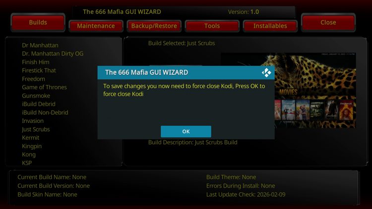 Click OK.