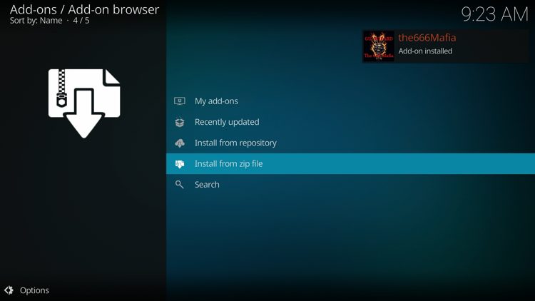 The repo installed message will now appear.