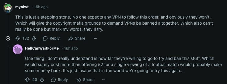 Popular Reddit Thread on Streaming