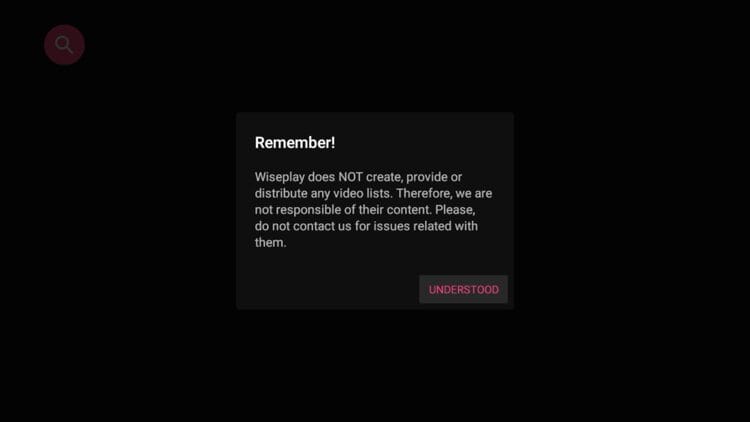 Når du starter en spilleliste for første gang, får du denne meldingen. Klikk på Forstått.