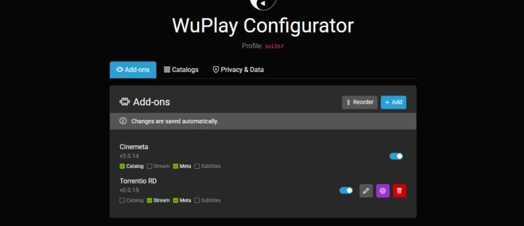 installed addons are now presented