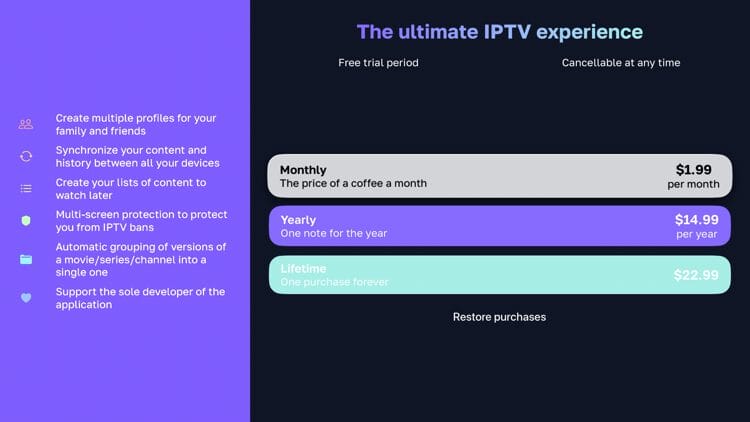 Zen IPTV Premium Version
