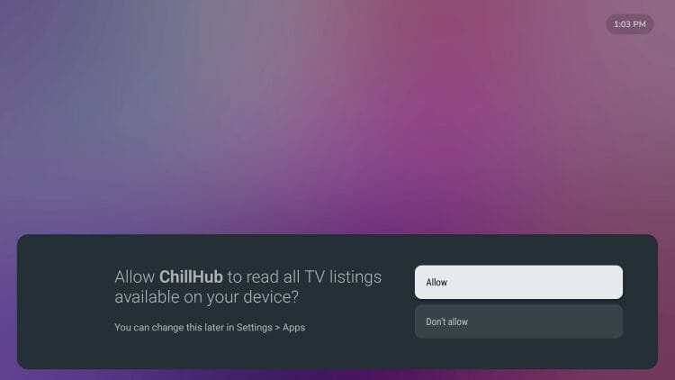 select allow