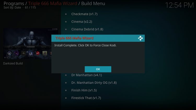 Click OK.