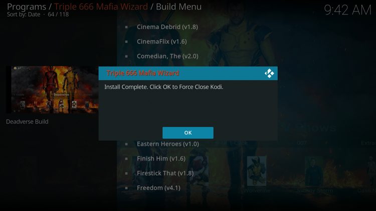 Click OK.