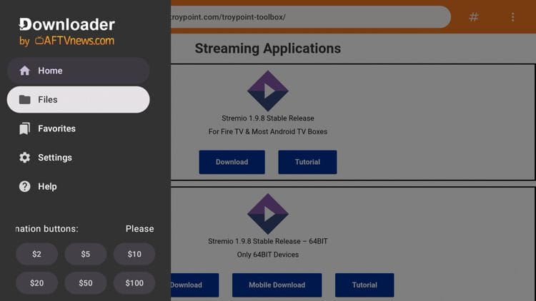 New Sidebar Menu