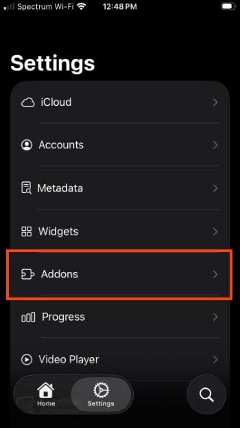 select addons