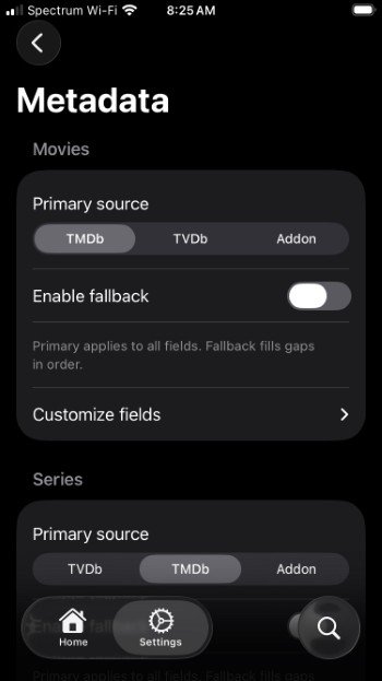 you can also adjust metadata