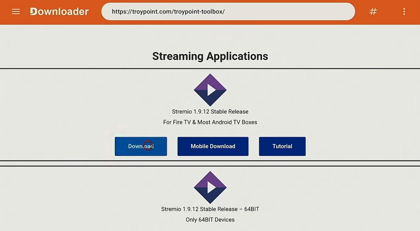 Now to make sure this is working, launch Downloader and try side-loading apps from the TROYPOINT Toolbox.