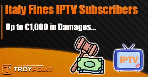 Italia bøter på IPTV-abonnenter og krever erstatning