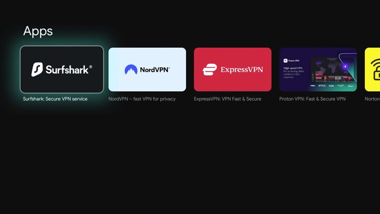 Click the official Surfshark VPN app.