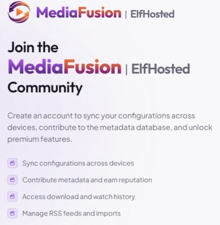 MediaFusion Account