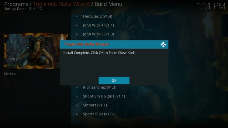 Click OK.