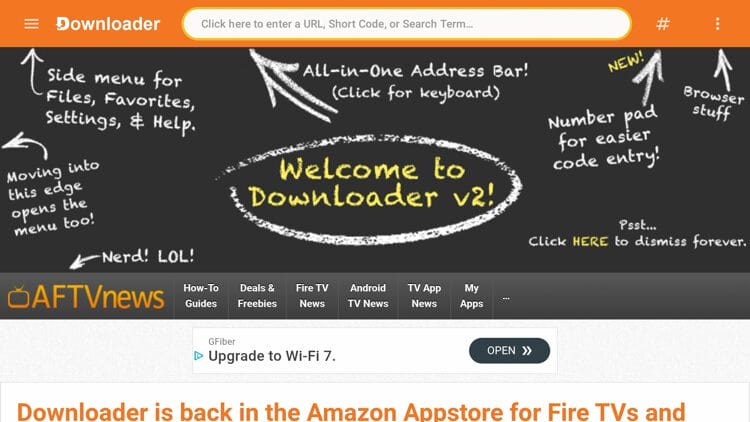Launch Downloader and click the search bar on top.