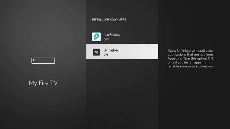 Click Unlinked to turn it ON.