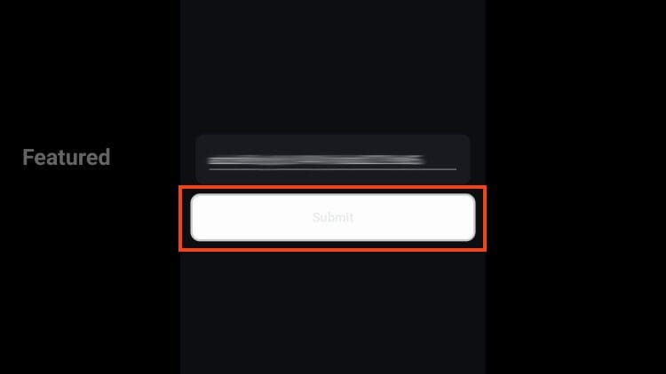 input tmdb api key and click submit