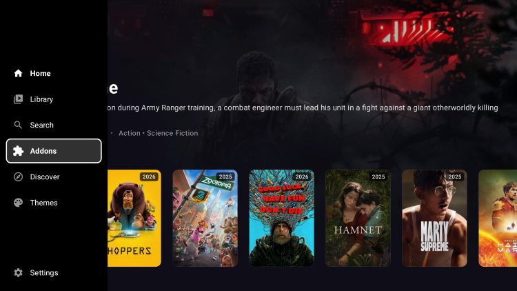 select addons
