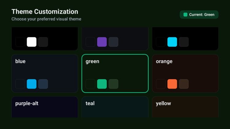adjust theme