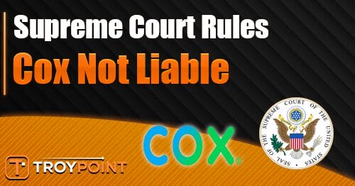 supreme court rules cox not liable for copyright infringement