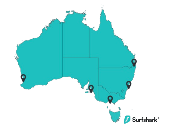 Surfshark VPN Servers in Australia