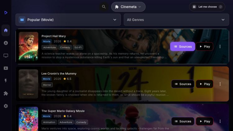 scroll categories