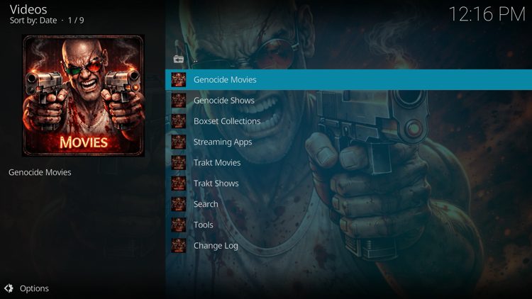 You have successfully installed the Genocide add-on!