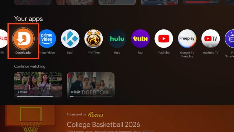 open downloader to install onstream