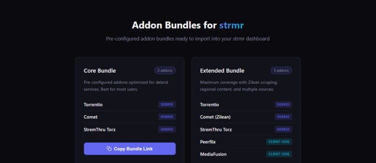 visit strmr-addons.netlify.app