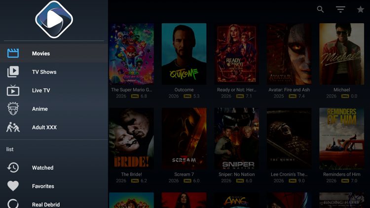 You have successfully installed the Ocean Streamz APK on your Android TV/Google TV device.