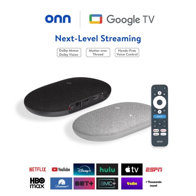 Onn 4K Pro V2 with Google TV