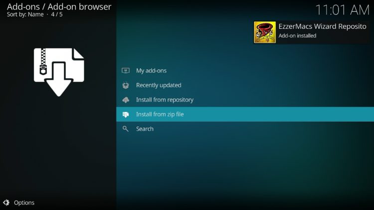 The repo installed message will now appear.