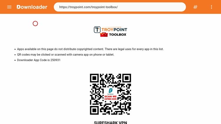 This will direct you to the TROYPOINT Toolbox.