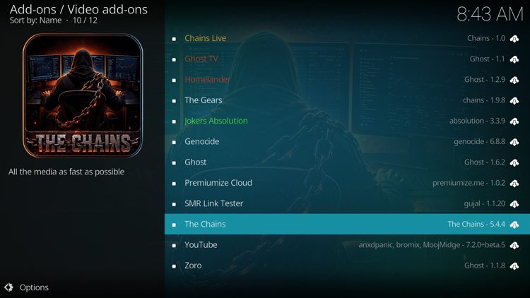Select The Chains