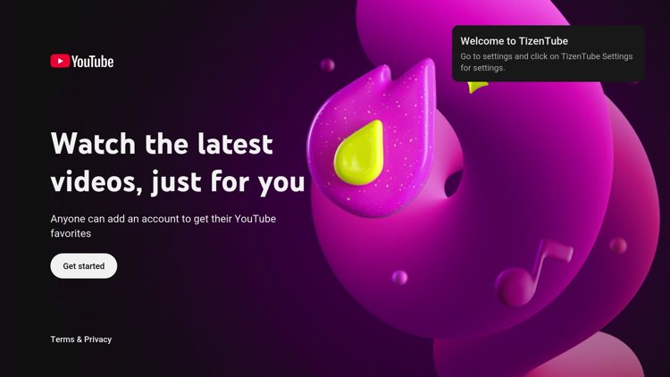 Click Get started.