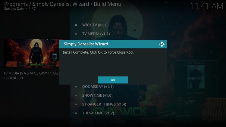 Click OK.