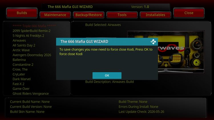 Click OK.