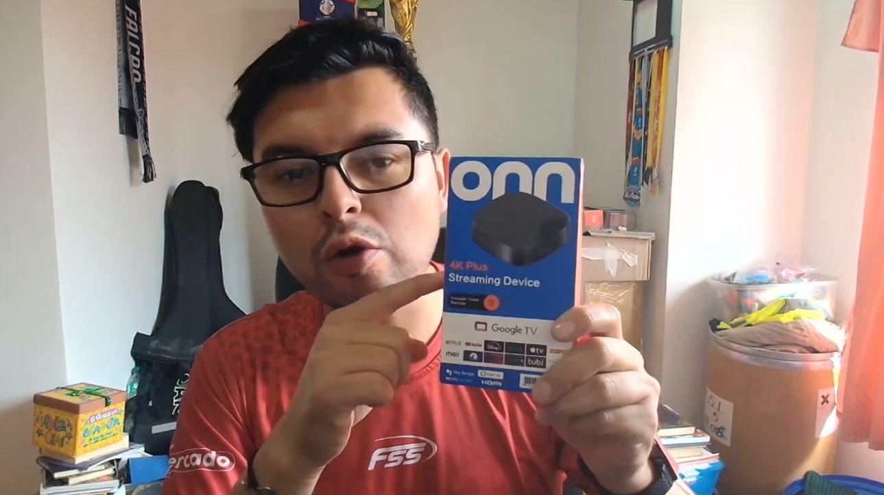 YouTuber Showing Counterfeit Onn 4K Plus