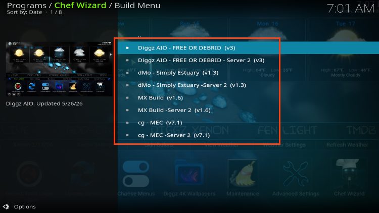 choose your diggz build