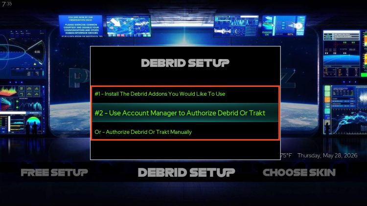 choose debrid integration method