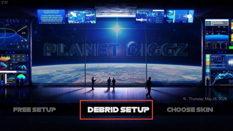 choose setup style