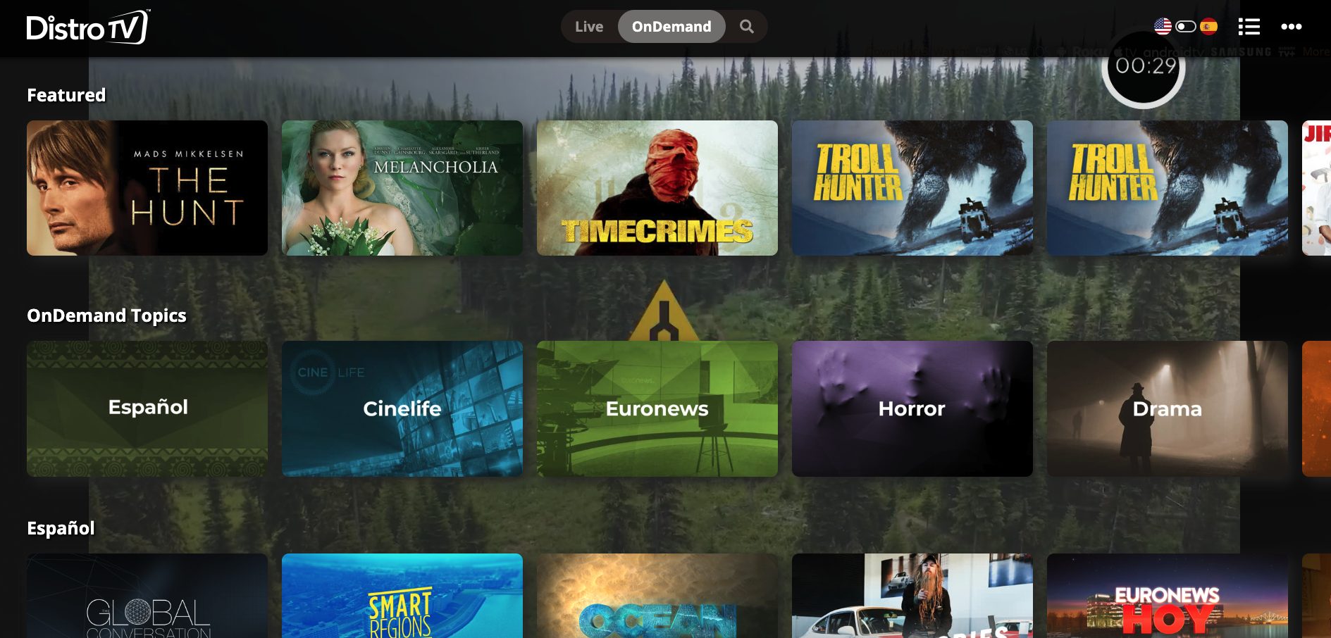 DistroTV Website